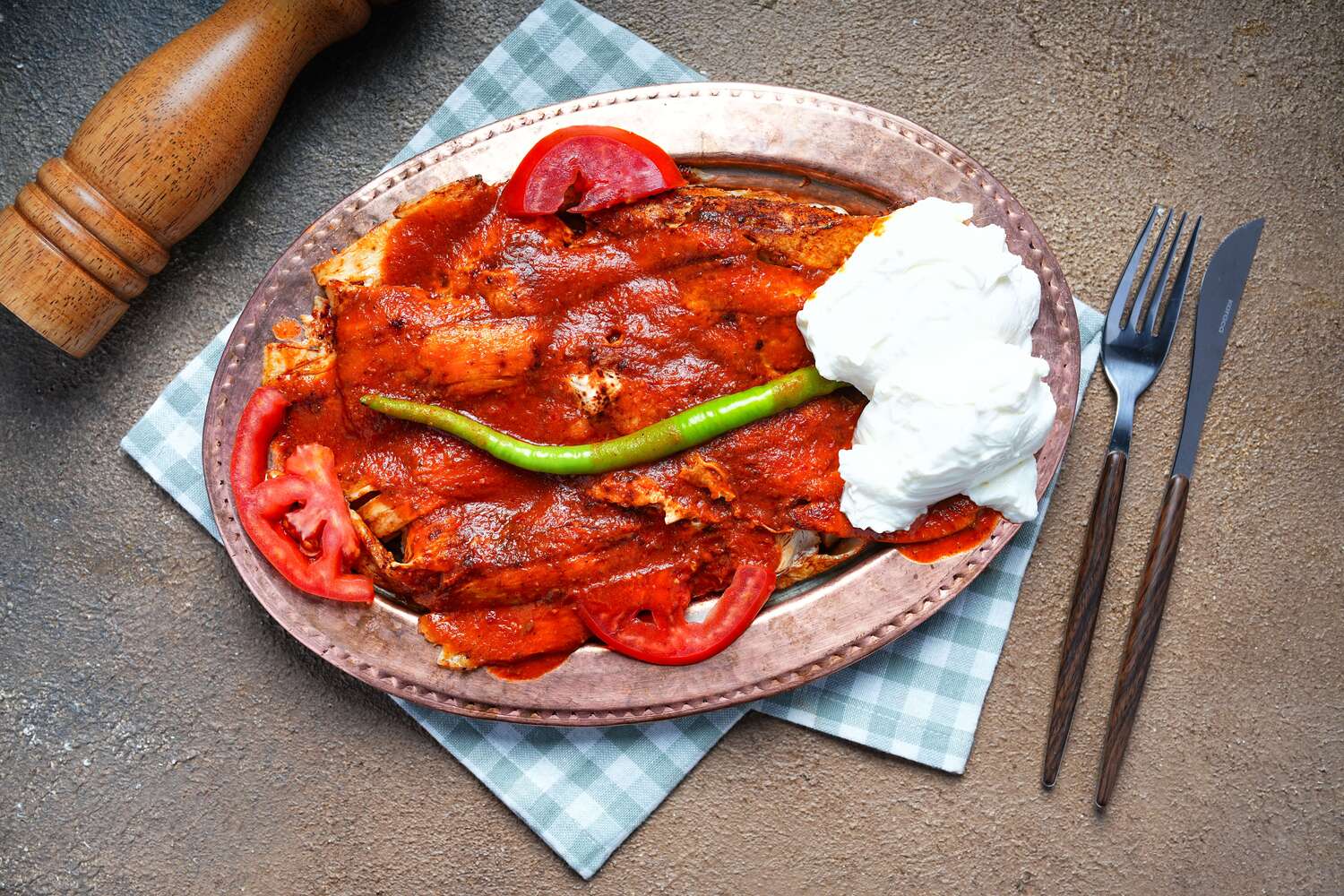  Tavuk Döner İskender